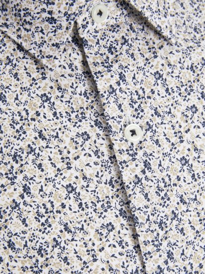 Jack & Jones JPRBLANORDIC LS Shirt White - Srajce - Moške srajce za Močnejše Postave