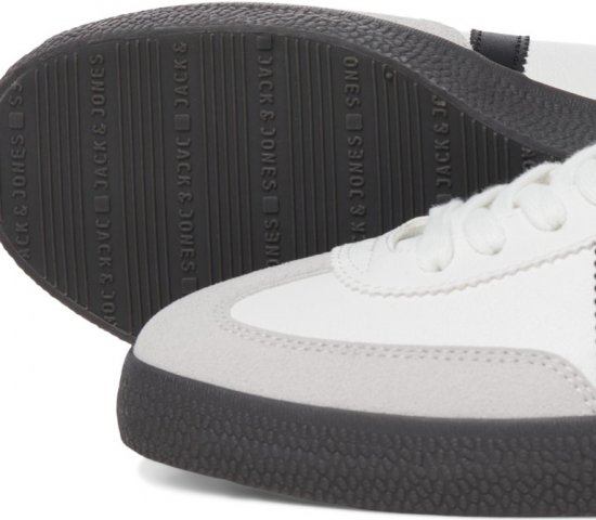 Jack & Jones Mambo Special Sneakers Bright White/Anthracite - Moški čevlji 40-52 - 