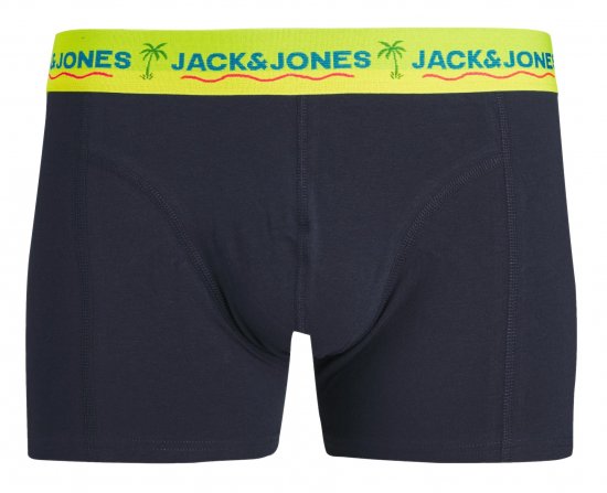 Jack & Jones JACTHOMAS Trunks 3-Pack Navy Blazer - Spodnje perilo & kopalne hlače - Moško Spodnje Perilo za močnejše postave