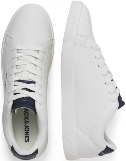 Jack & Jones Bosley Sneakers White/NAVY BLAZE - Moški čevlji 40-52 - 