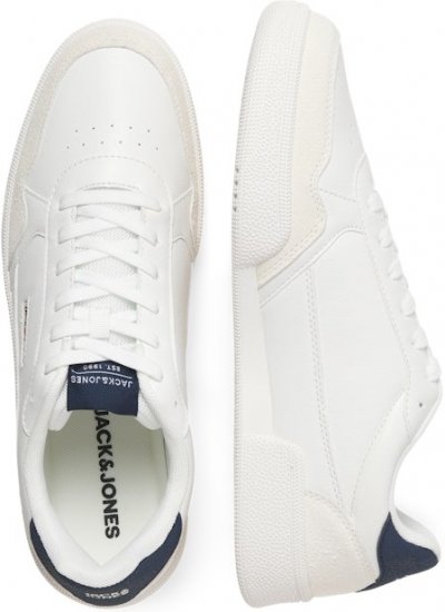 Jack & Jones Bounce Sneakers White/Navy BLAZE - Moški čevlji 40-52 - 