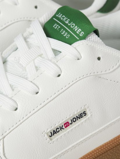 Jack & Jones Bounce Sneakers White/Verdant Green - Moški čevlji 40-52 - 