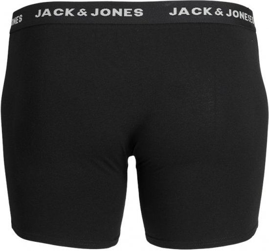 Jack & Jones BASIC Trunks 7-Pack Black - Spodnje perilo & kopalne hlače - Moško Spodnje Perilo za močnejše postave