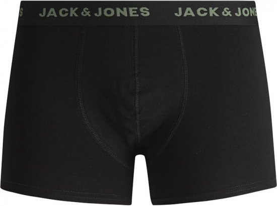 Jack & Jones BASIC Trunks 7-Pack Black - Spodnje perilo & kopalne hlače - Moško Spodnje Perilo za močnejše postave