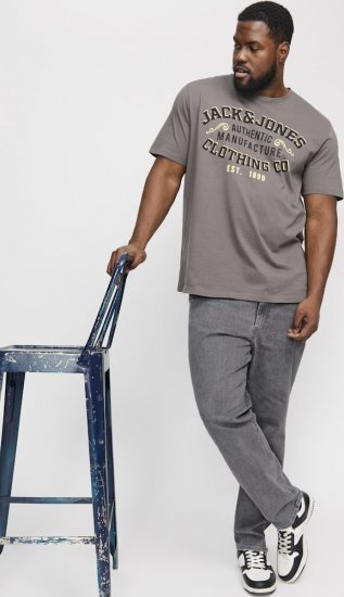 Jack & Jones GLENN ORIGINAL SQ 703 Grey Denim - Kavbojke & hlače - Moške Kavbojke in Hlače za Močnejše Postave