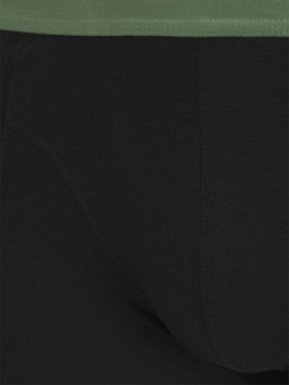 Jack & Jones Nick Bamboo Trunks 3-Pack Green/Black - Spodnje perilo & kopalne hlače - Moško Spodnje Perilo za močnejše postave