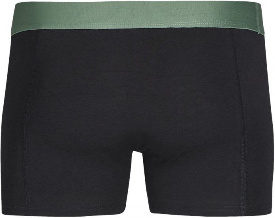 Jack & Jones Nick Bamboo Trunks 3-Pack Green/Black - Spodnje perilo & kopalne hlače - Moško Spodnje Perilo za močnejše postave