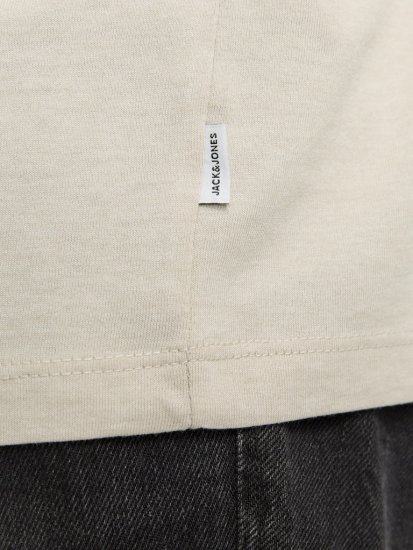 Jack & Jones ORGANIC T-Shirt Grey/Melange - Kratke Majice - Moške kratke majice za močnejše postave