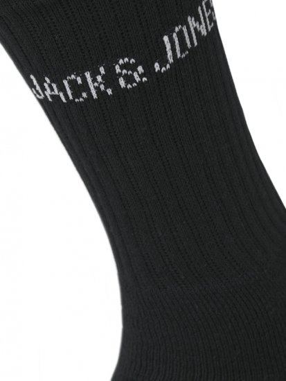 Jack & Jones REGEN Tennis Socks 9-Pack Black - Nogavice - Moške Nogavice za močnejše postave