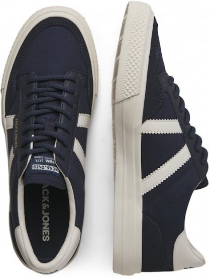 Jack & Jones Morden Canvas Special Sneakers Navy Blazer/MarshM - Moški čevlji 40-52 - 