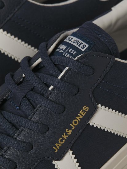 Jack & Jones Morden Canvas Special Sneakers Navy Blazer/MarshM - Moški čevlji 40-52 - 