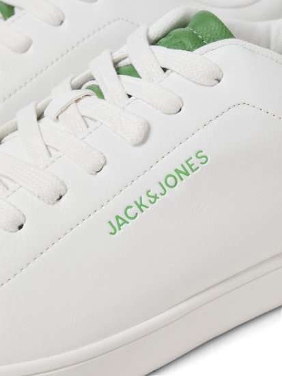 Jack & Jones Bosley Sneakers White/MEDIUM GREEN - Moški čevlji 40-52 - 
