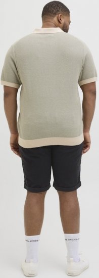 Jack & Jones Dave Chino Shorts Black - Kratke hlače - Moške Kratke Hlače za Močnejše Postave