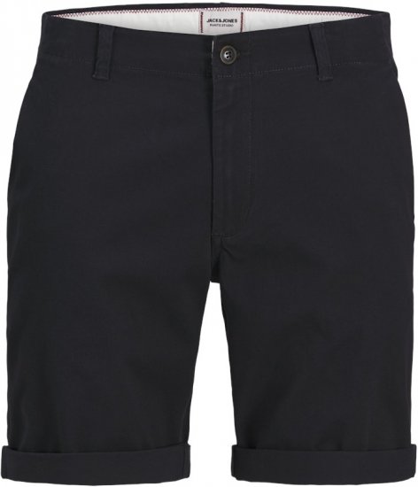 Jack & Jones Dave Chino Shorts Dark Navy - Kratke hlače - Moške Kratke Hlače za Močnejše Postave