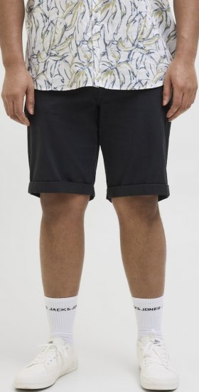 Jack & Jones Dave Chino Shorts Dark Navy - Kratke hlače - Moške Kratke Hlače za Močnejše Postave