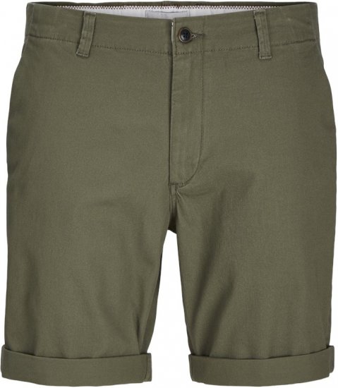 Jack & Jones Dave Chino Shorts Green - Kratke hlače - Moške Kratke Hlače za Močnejše Postave