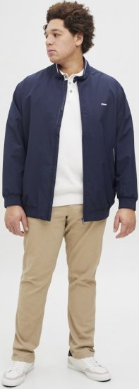 Jack & Jones Brad Bomber Jacket Seaborne - Jakne - Moške bunde za Močnejše Postave