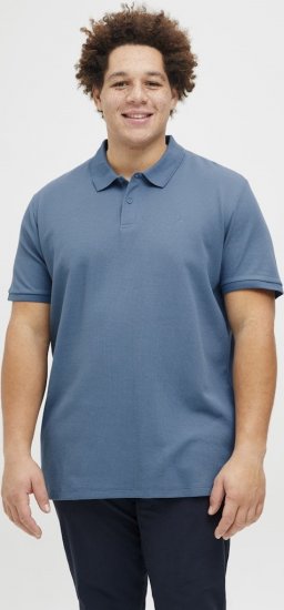 Jack & Jones AUSTIN CLASSIC Polo Blue - Polo majice - Moške Polo Majice za Močnejše Postave