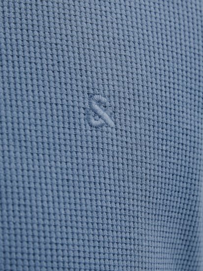 Jack & Jones AUSTIN CLASSIC Polo Blue - Polo majice - Moške Polo Majice za Močnejše Postave