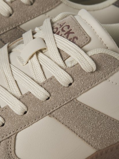 Jack & Jones Valencia Sneakers Grey/Savannah Tan - Moški čevlji 40-52 - 