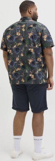 Jack & Jones Hawaii AOP Shirt Grey - Srajce - Moške srajce za Močnejše Postave