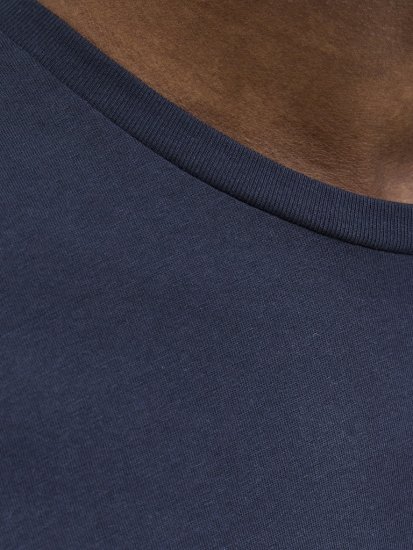  Jack & Jones Jaxon Crew Neck T-Shirt Sky Captain - Kratke Majice - Moške kratke majice za močnejše postave