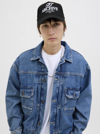 Jack & Jones Frame Haines Cap Black - Modni dodatki - 