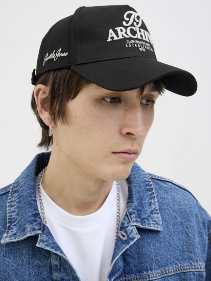 Jack & Jones Frame Haines Cap Black - Modni dodatki - 
