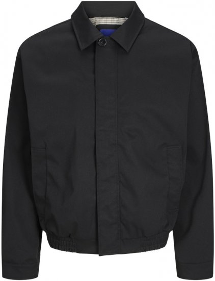 Jack & Jones Rislington Jacket Black - Jakne - Moške bunde za Močnejše Postave