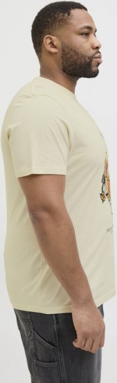 Jack & Jones Anatomy Skull Crew Neck T-Shirt Antique White - Kratke Majice - Moške kratke majice za močnejše postave