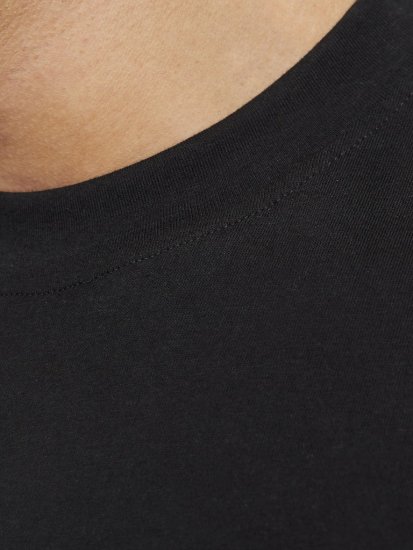 Jack & Jones Tarmac Camo Crew Neck T-Shirt Black - Kratke Majice - Moške kratke majice za močnejše postave
