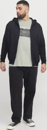 Jack & Jones Tarmac Camo Crew Neck T-Shirt Green - Kratke Majice - Moške kratke majice za močnejše postave