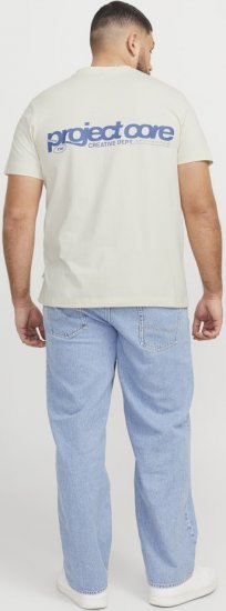 Jack & Jones Union Front & Back Print Crew Neck T-Shirt Yellow - Kratke Majice - Moške kratke majice za močnejše postave