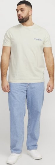 Jack & Jones Union Front & Back Print Crew Neck T-Shirt Yellow - Kratke Majice - Moške kratke majice za močnejše postave