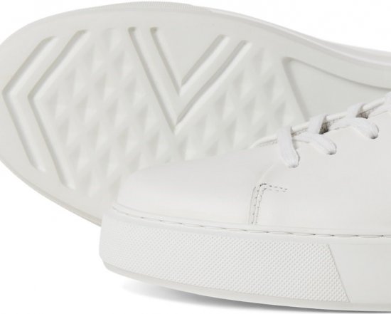 Jack & Jones Stockholm Leather Sneakers Bright White/Leather - Moški čevlji 40-52 - 