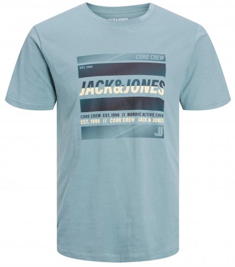 Jack & Jones JCOARC T-Shirt Light Blue - Kratke Majice - Moške kratke majice za močnejše postave