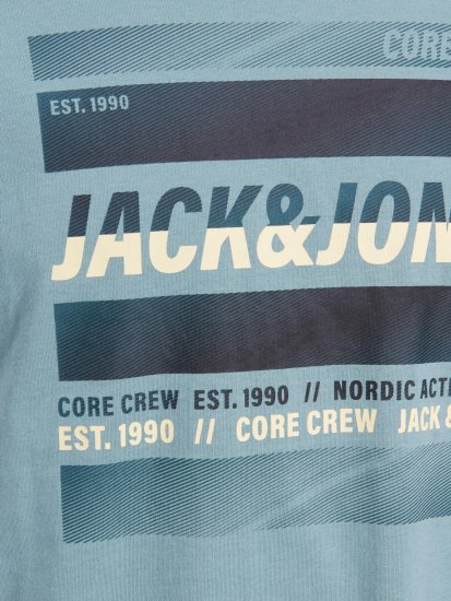 Jack & Jones JCOARC T-Shirt Light Blue - Kratke Majice - Moške kratke majice za močnejše postave