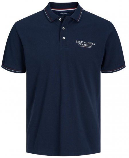 Jack & Jones JPRBLUARCHIE Polo Navy Blazer - Polo majice - Moške Polo Majice za Močnejše Postave
