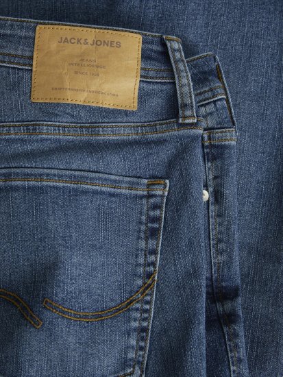 Jack & Jones JJILIAM JJORIGINAL SQ 223 Jeans Blue Denim - Kavbojke & hlače - Moške Kavbojke in Hlače za Močnejše Postave