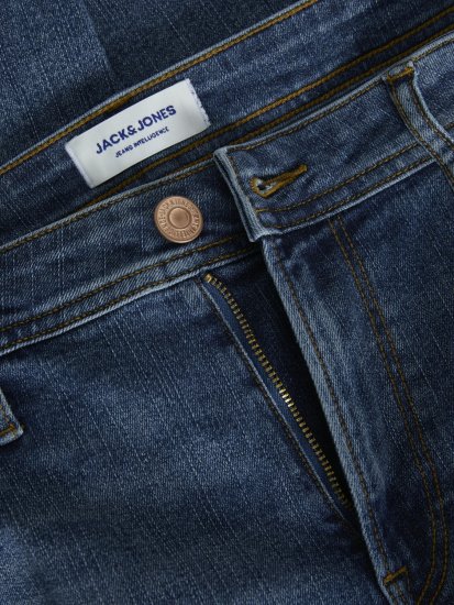 Jack & Jones JJILIAM JJORIGINAL SQ 223 Jeans Blue Denim - Kavbojke & hlače - Moške Kavbojke in Hlače za Močnejše Postave