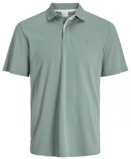 Jack & Jones JPRCCRODNEY Polo Green - Polo majice - Moške Polo Majice za Močnejše Postave