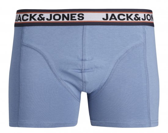 Jack & Jones JACMARCO SOLID Trunks 3-Pack Coronet Blue - Spodnje perilo & kopalne hlače - Moško Spodnje Perilo za močnejše postave