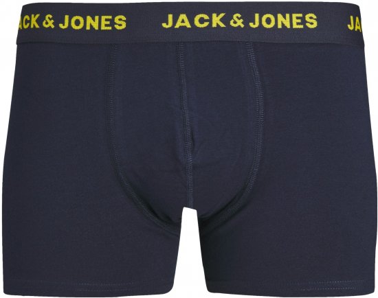 Jack & Jones JACPINK FLAMINGO TRUNKS 5 PACK Navy Blazer - Spodnje perilo & kopalne hlače - Moško Spodnje Perilo za močnejše postave