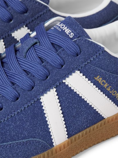 Jack & Jones Kirk International Campaign Sneakers Blue Quartz/Bright White - Moški čevlji 40-52 - 