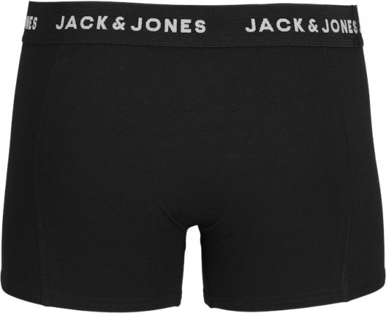 Jack & Jones HUEY Trunks 7-Pack Black - Spodnje perilo & kopalne hlače - Moško Spodnje Perilo za močnejše postave
