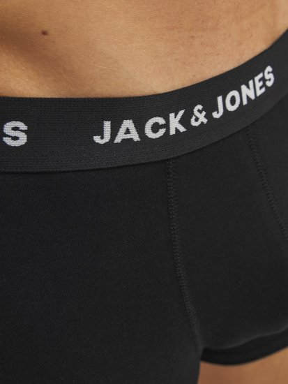 Jack & Jones HUEY Trunks 7-Pack Black - Spodnje perilo & kopalne hlače - Moško Spodnje Perilo za močnejše postave