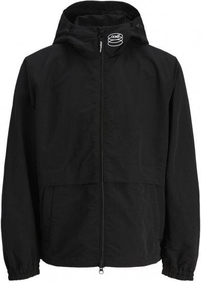 Jack & Jones Union Shell Jacket Black - Jakne - Moške bunde za Močnejše Postave