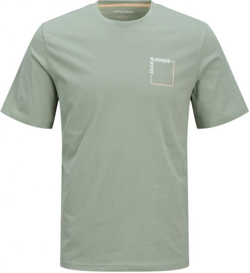 Jack & Jones Verner Crew Neck T-Shirt Iceberg Green - Kratke Majice - Moške kratke majice za močnejše postave