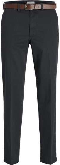 Jack & Jones Ollie Franco Chino Pants with Belt Dark Navy - Kavbojke & hlače - Moške Kavbojke in Hlače za Močnejše Postave