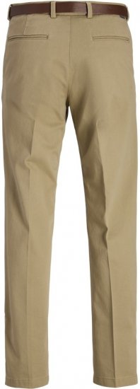 Jack & Jones Ollie Franco Chino Pants with Belt Brown - Kavbojke & hlače - Moške Kavbojke in Hlače za Močnejše Postave